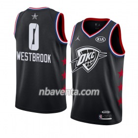 Camiseta Hombre Oklahoma City Thunder Russell Westbrook 0 2019 All-Star Jordan Brand Negro Swingman